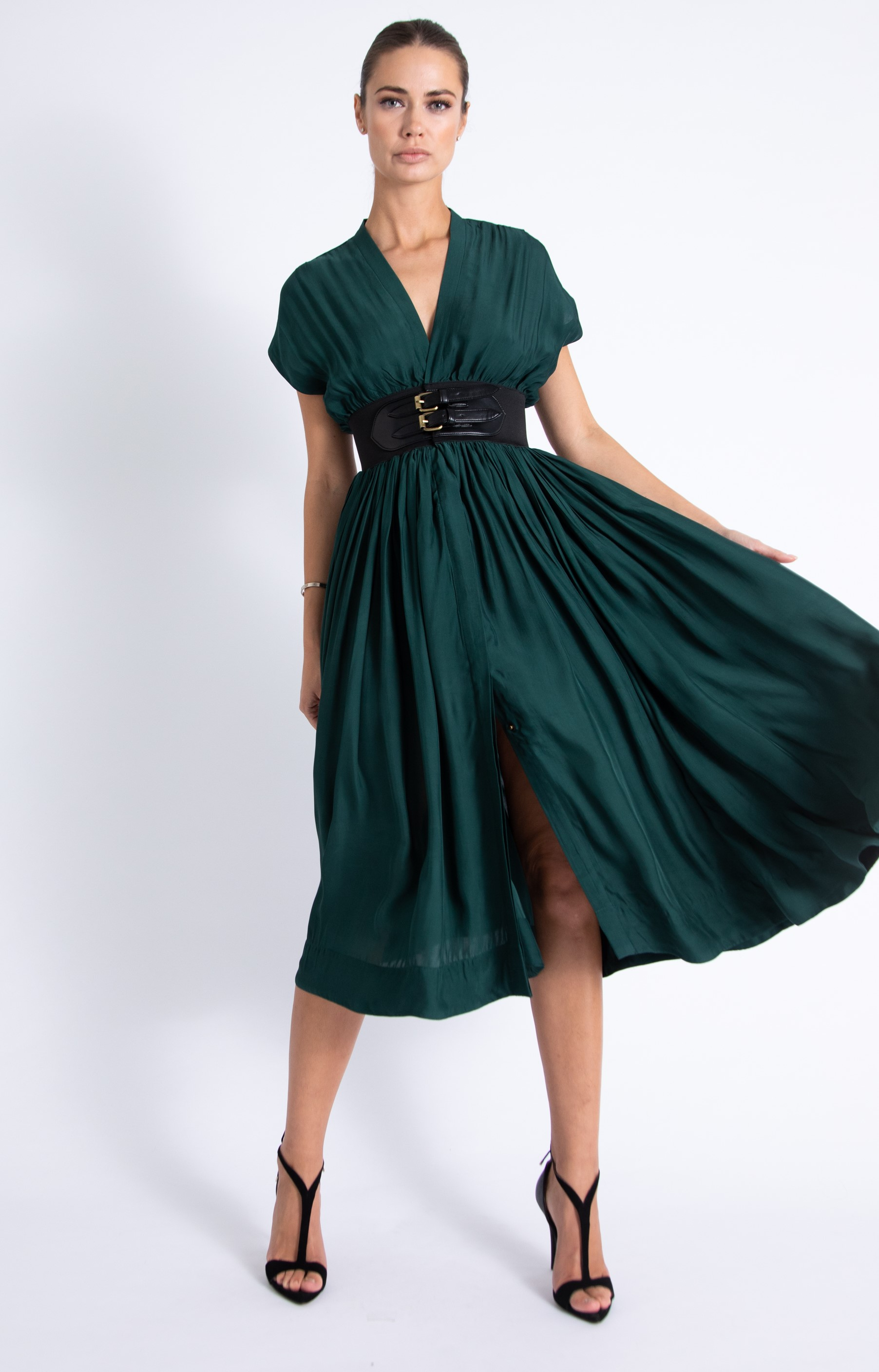 Briar Midi Dress Green