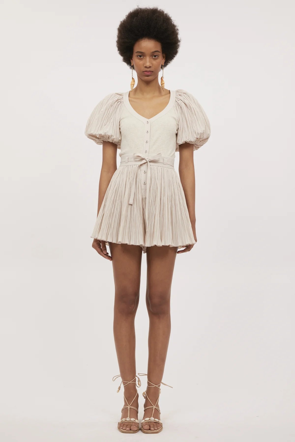 Vinny Playsuit Cobblestone